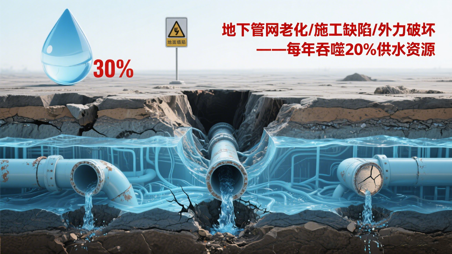 智能檢測技術(shù)守護城市“生命線”：供水管道安全運行新方案